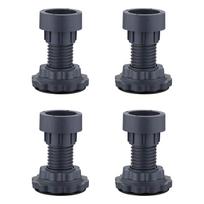 4x Anti Vibration Pads Laundry Machine Foot Pads Appliances Parts Anti Slip Protect Floor Leveling Washing Machine Stabilizer black