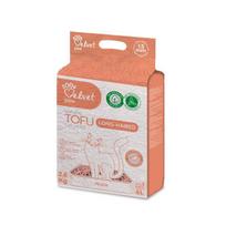 Kačių kraikas Velvet Paw TOFU ilgaplaukėms katėms su persikų esencija, 1,5 mm granulės