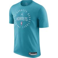 Jordan Visų žvaigždžių Dri-FIT NBA Charlotte Hornets drėgmę sugeriantis gerbėjų leidimo trumpomis rankovėmis marškinėliai Vyriški viršutiniai drabužiai Greitasis mėlynas HF1716-415 L