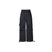 Nike vidutinio juosmens sportinės paprastos patogios laisvalaikio kelnės moterims dugnas II0445010 L