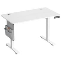 Reguliuojamo aukščio stalas 60x120x72-120 cm baltas