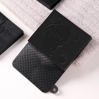 Black Silica Gel Painless Scrub Bath Round Bath Supplies Household Bath Strong Rub Back Ash Rub Mud Exfoliating Brush Glove