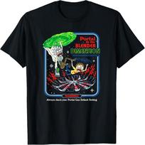 Steven Rhodes x Rick & Morty Portal to the Blender Dimension T-Shirt S juoda