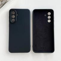 Magnetinis skysto silikono dėklas, skirtas Samsung Galaxy S26 S25 Ultra S24 S23 S22 Plus A16 A54 A55 A56 5G, smūgiams atsparus minkštas dangtelis For Samsung S26 juoda