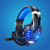 Kotion Each G9000 Gaming Headset High-performance Noise-canceling Microphone Comfortable Fit For Extended Gaming Sessions mėlyna
