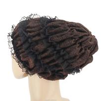 Women's Ethnic Lace Turban Headscarf Bandana Bonnet Wrap Muslim Hijab Eco-Friendly Breathable Polyester Heavy Cap YASEEN All Free size juoda