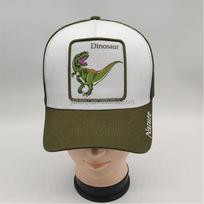 5 Panel Stock Trucker Caps Curved Brim Snapback Trucker Hats With Woven Patch One Size armijos žalia spalva