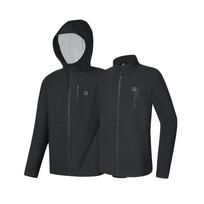 FILA Fitness Waterproof And Windproof Windbreaker Jacket Men's Pitch Black A11M441703FBK XXXL