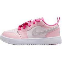 Jordan Air Jordan 1 Low top Children's Basketball Shoes Pink White Kids' II0594-600 33.5