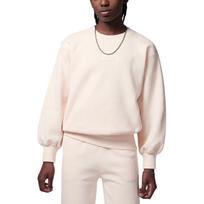 Jordan Sweatshirt Flight Essentials Fashion Minimalist Style Fleece Lined Thermal Crew Neck Ice Guava Teenagers HQ8252-838 XL