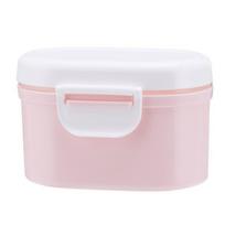 Large-Capacity Infant Milk Powder Box Portable Baby Food Storage Box  Outdoor Pink 400ml