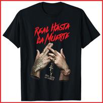 Real Hasta La Muerte Anuel AA Black Cotton T-Shirt Unisex T-Shirt XXXXL