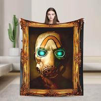 B-Borderlands 2 Cool Game Blanket Quality Super Warm  Throw Blanket Autumn Picnic Home Decor Graphic Bedspread 75cmx90cm