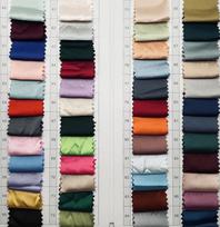 High Density Stretch Satin Fabric 97%Polyester 3%spandex Sateen 100gsm 100gsm High Elastic Fabric for Dress &scarves