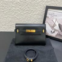 [Pre-Owned] YSL Manhattan Leather Crossbody Shoulder Bag - Very Good #18HVZQL ONE SIZE
