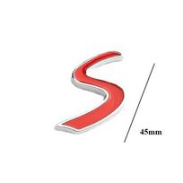 3D ABS Logotipas Cooper S Emblemos Raidės Automobilio Bagažinės Ženklelis Lipdukas Cooper S Lipdukas Priedai white