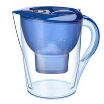 BPA Free Alkaline Water Filter Pitcher 3.5L Capacity Water Purifier Kettle  Household Use mėlyna