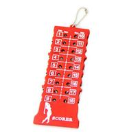 Chain Scoring Keeper Training Aids Golf Shot Count Score Counter Stroke Score Card Score Counter juoda