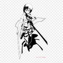 Mikasa Tapetai Juodi Ir Balti Ackerman Eren Yeag Pleistrai Drabužiams Dideli Anime Pleistrai Šilumos Perdavimo Vinilo Lipdukas Lygintuvu Perkeliami Pleistrai Drabužiams