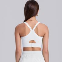 Color-matching Breed-tight Push-up Unbound Sports Underwear Running Fitness High Elastic Yoga Bra Yoga Wear S