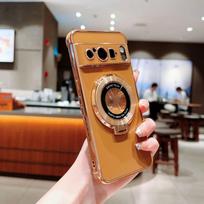 Google Pixel 9/8A Protective Case with Electroplated Sides & Heart Design - Anti-Fall, Compatible with 10 Pro XL Pixel 8 Pro
