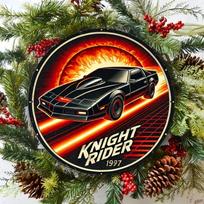 Metalinis sienų menas Raitelis Senovinis Retro Automobilio Ženklas 20x20