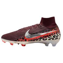 Nike United Mercurial Superfly 10 Elite FG High Burgundy Crush University Red Fossil Metallic Silver Unisex Cleats IO8438-661 40