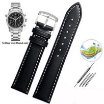 20mm 21mm 22mm Cowhide Strap For Longines Pioneer Machinery L3.810/L3.820 Series Tudor Citizen Men's Plain Leather Watch Band 20mm