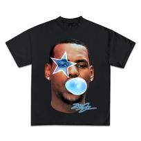 Pop Culture Vintage Graphic T-Shirt Collection American Rap Basketball Streetwear Hip-Hop Y2K Premium Qua Men Clothing Short ... S įvairiaspalvis