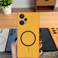 For Xiaomi Poco F5 Case Poco F5 Phone Case Poco F5 Cover POCO F5 Cases Shookproof Color magnetic hard Silicone back cover Poco F5 orange