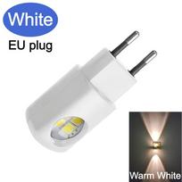 Mini LED Naktinis šviestuvas ES Kištukas 220v Sieninis Lizdas Lempa Su Išmaniu Šviesos Jutikliu Taupantis Energiją Vaikų Kambariui Miegamajam Tualetui Naktiniai Šviestuvai EU šilta balta spalva