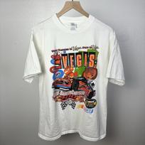 Vintage Y2K Nascar T Shirt Nextel Cup Series Las Vegas White Size XL Unisex T-Shirt XXXXL
