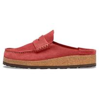 Birkenstock Suede Comfortable Round Toe Versatile Platform Closed Toe Slippers Unisex slippers Red 1025492 44