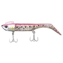 Major Craft Flat Fish Lure Hamao Worm Set 18g #3 18g rožinė