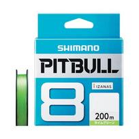 SHIMANO PE Line Pitbull 8 Braid 200m No. 0.6 Lime 0.6/14.5lb žalia