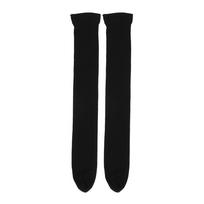 Girls Elastic Sexy Over Knee Socks Women's Socks Stockings Thigh High black-42cm