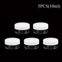 Mini Make Up Tool Storage Box Sample Bottle Makeup Jar Face Cream Container Cosmetic Vials 5PCS(10ml)