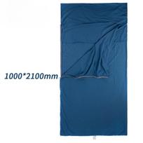 Envelope sleeping bag liner cotton ultra-light portable camping sheets hiking outdoor travel portable hotel dirty blue