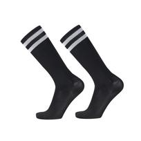 Football Socks For Children Non-slip Long Knee Socks Sweat-absorbent Student Striped Sports Socks One Size juoda