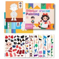3D Stickers Puzzle Game Cartoon Animal DIY Craft Toys for Kids Educational Drawing Learning Toy Children's Gift