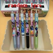 Anime KPop Demon Hunters Gel Pen, 0.5mm Black Ink Pen, Student Signature Pen, Writing Tools, Neutral Cartoon Press Pens
