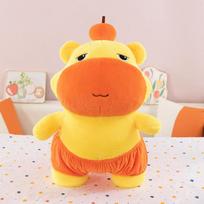 Capybara Lulu Doll Plush Toy Kapibara Emoji Pack Doll Backpack Children Going Out Plush Bag 25cm（0.15kg）