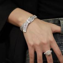 Niche Heavy Industry Design Big Fish Begonia Wave Mermaid Strap Bracelet Femininity Premium Jewelry