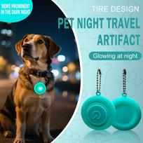 Pet LED Luminous Pendant Dog Dog Tag Night Walking Dog -loss Night Light Flashing Pendant One Size