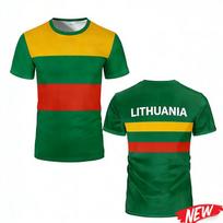 Men's T Shirt 3D Printing Football Jersey Short Sleeve Sports Oversized Round Neck Tee Shirts S