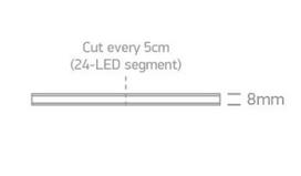 LED juosta COB 7839/C 4W/m 24V 4000K 5m