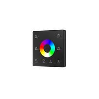 Sieninis LED apšvietimo reguliavimo pultas LUXSONN RGB/RGBW Juodas