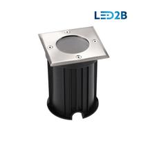 Įleidžiamas į žemę šviestuvas GU10 Juodas IP67