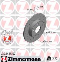 ZIMMERMANN Stabdžių diskas SPORT BRAKE DISC Z 430.1485.52