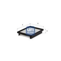 UFI Oro filtras Air cleaner 30.B50.00